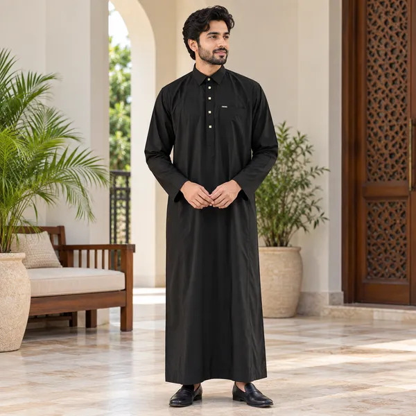 Black_Tr_Raheb_Double_Collar_Kali_Thobe_For_Men