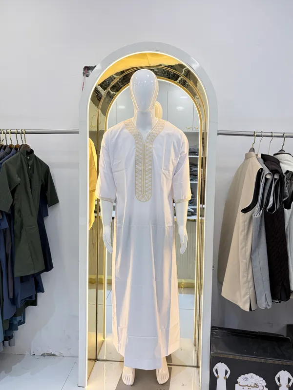 White_Tr_Moroccan_Thobe_For_Men