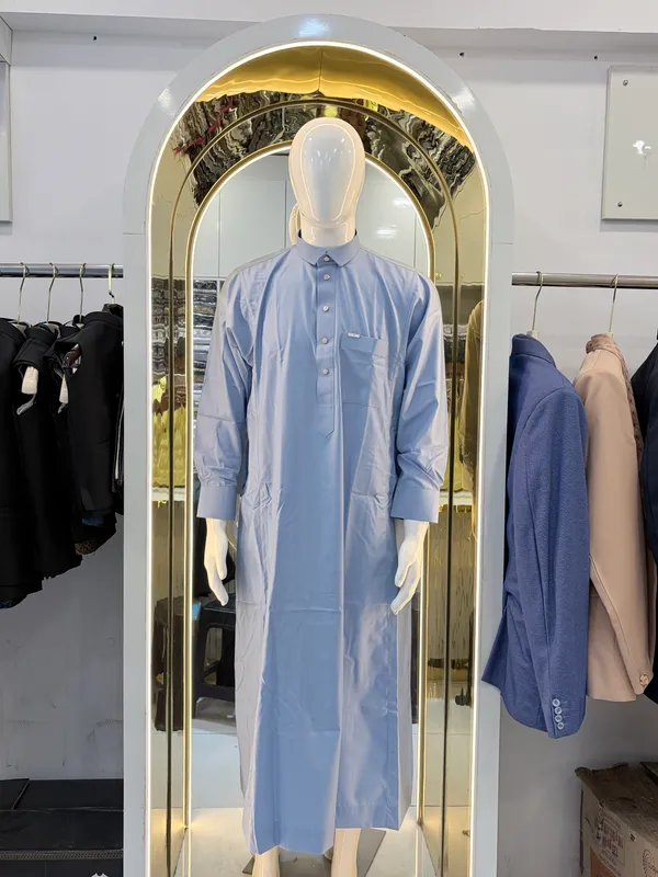 Blue_Tr_Double_Collar_Kali_Raheb_Thobe_For_Men