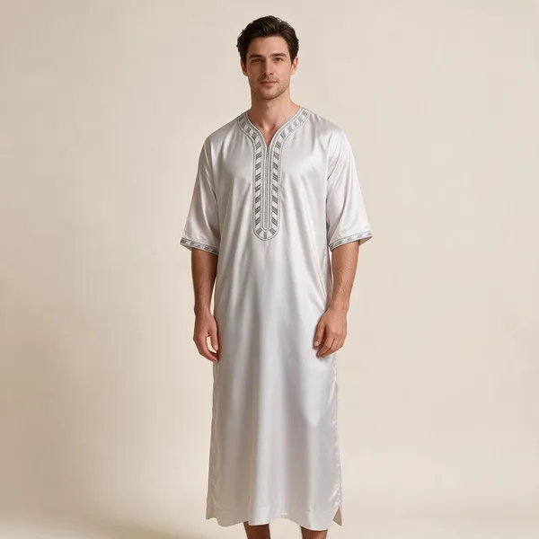 White_Tr_Moroccan_Thobe_For_Men