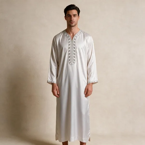 White_Tr_Moroccan_Thobe_For_Men