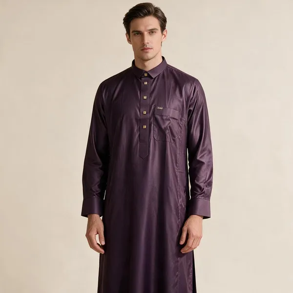 Purple_Tr_Double_Collar_Kali_Raheb_Thobe_For_Men