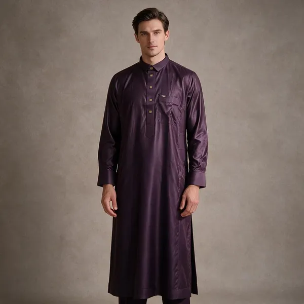 Purple_Tr_Double_Collar_Kali_Raheb_Thobe_For_Men