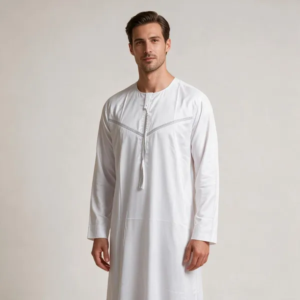 White_Tr_Omani_Thobe_For_Men