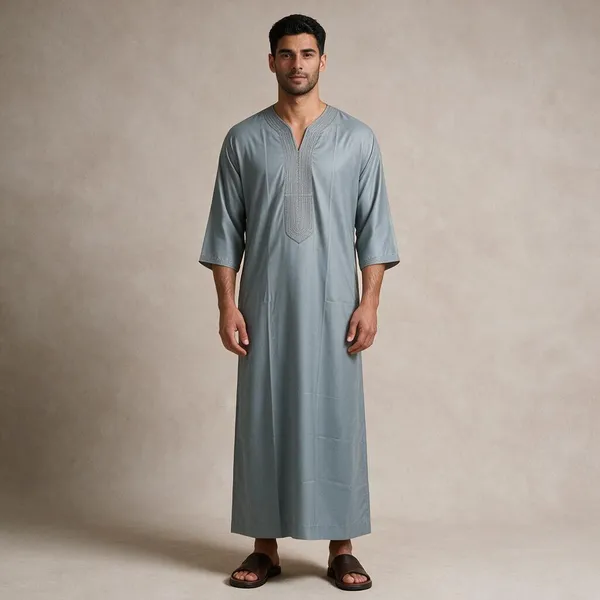 Grey_Tr_Fabric_Moroccan_Thobe_For_Men