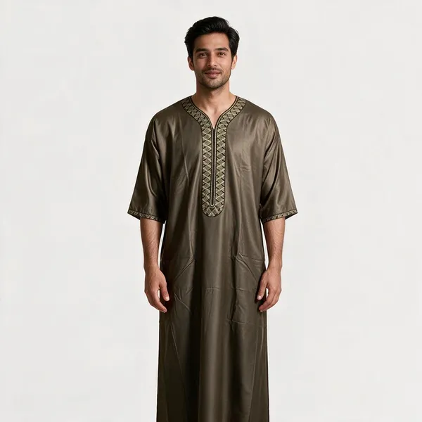 Brown_Tr_Moroccan_Thobe_For_Men
