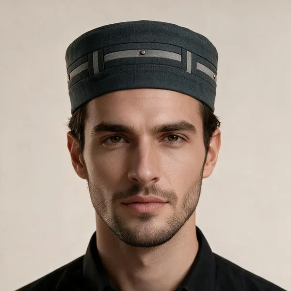 Black_Patterned_Kofi_Cap_For_Men