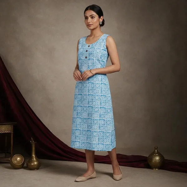 Avasthita_Women_Printed_Straight_Kurta_(Blue)