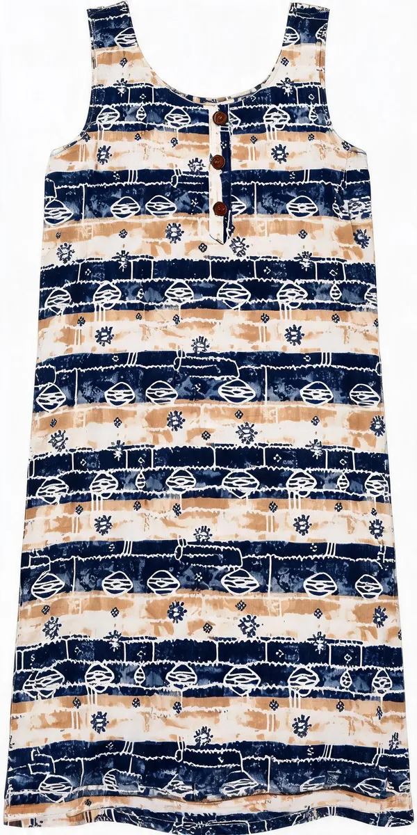Avasthita_Women_Printed\_Striped_Ethnic_Dress_Kurta_(Dark_Blue)