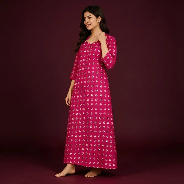 Avasthita_Women_Nighty_(Red)