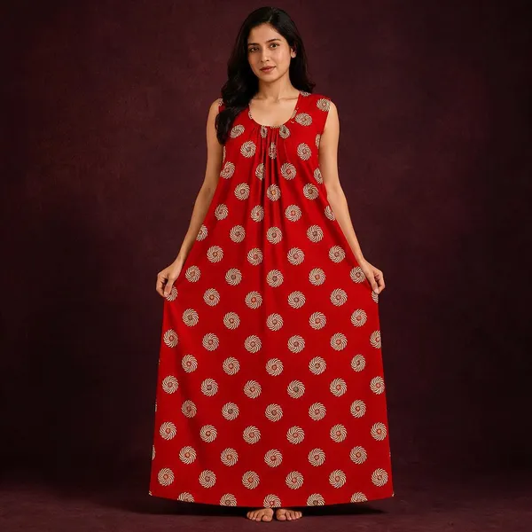 Avasthita_Women_Nighty_(Red)
