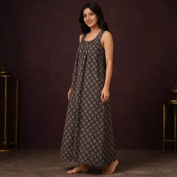 Avasthita_Women_Nightdress_(Brown)