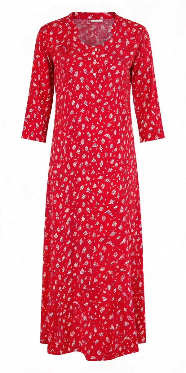 Avasthita_Women_Nightdress_(Red)