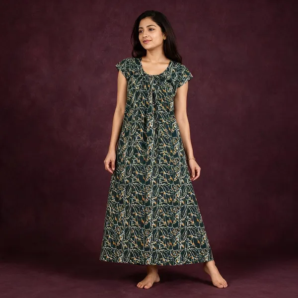Avasthita_Women_Nightdress_(Grey)