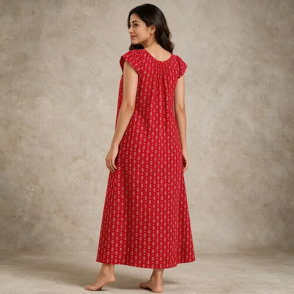 Avasthita_Women_Nighty_(Red)