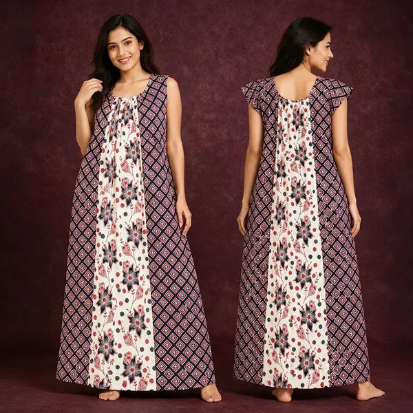 Avasthita_Women_Nighty_(Black\_Red)