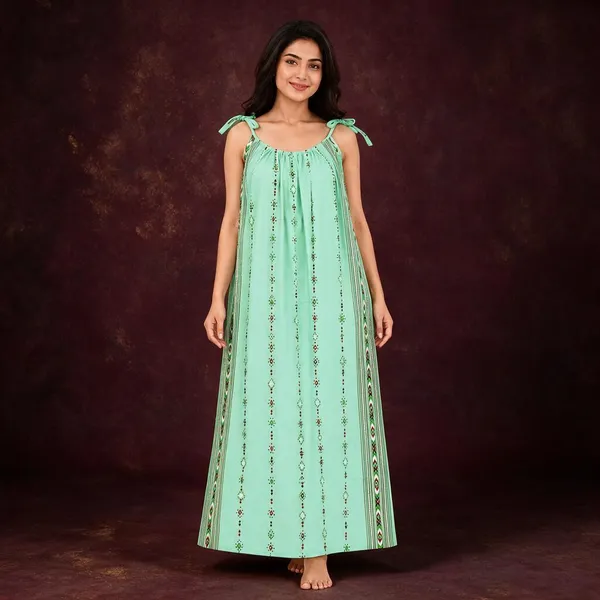 Avasthita_Women_Nightdress_(Light_Green)