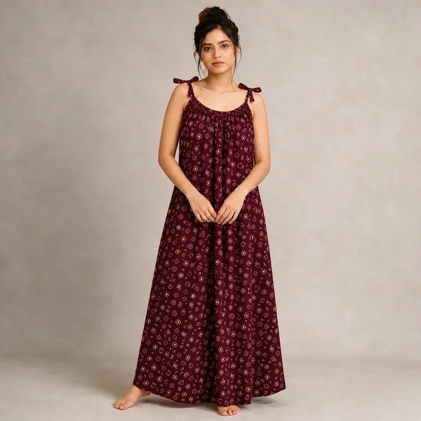 Avasthita_Women_Nightdress_(Brown)