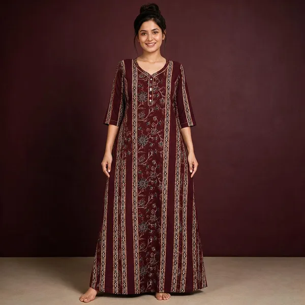 Avasthita_Women_Nightdress_(Brown)