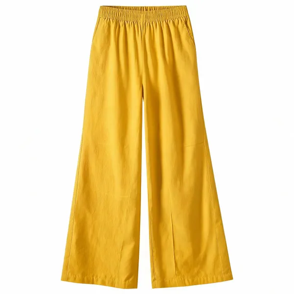 Avasthita_Flared_Women_Yellow_Trousers
