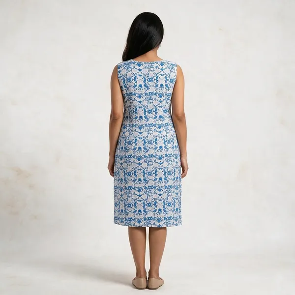 Avasthita_Women_Printed_Straight_Kurta_(Blue\_White)
