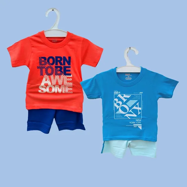 elons_Baby_Boys_&_Baby_Girls_Party(Festive)_T-shirt_Pant\_T-shirt_(BLUE\_RED)