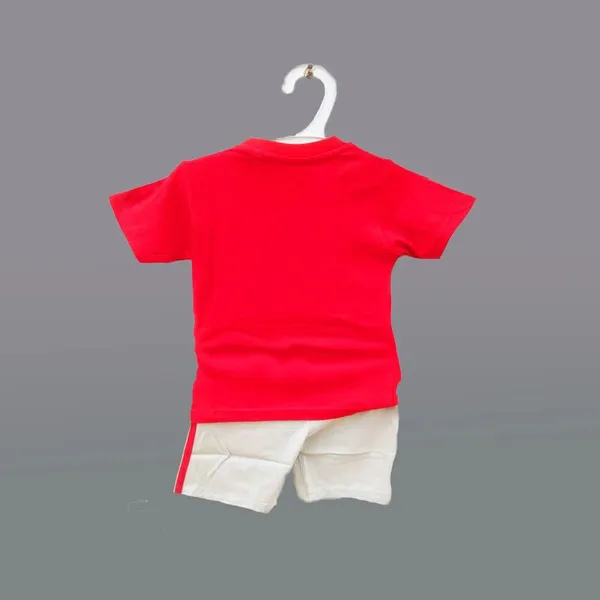 elons_Baby_Boys_&_Baby_Girls_Casual_T-shirt_Pant_(RED)