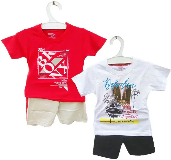 elons_Baby_Boys_Casual_T-shirt_Pant_(WHITE\_Red)