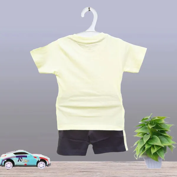 elons_Baby_Boys_&_Baby_Girls_Casual_T-shirt_Pant_(LEMON_YELLOW)