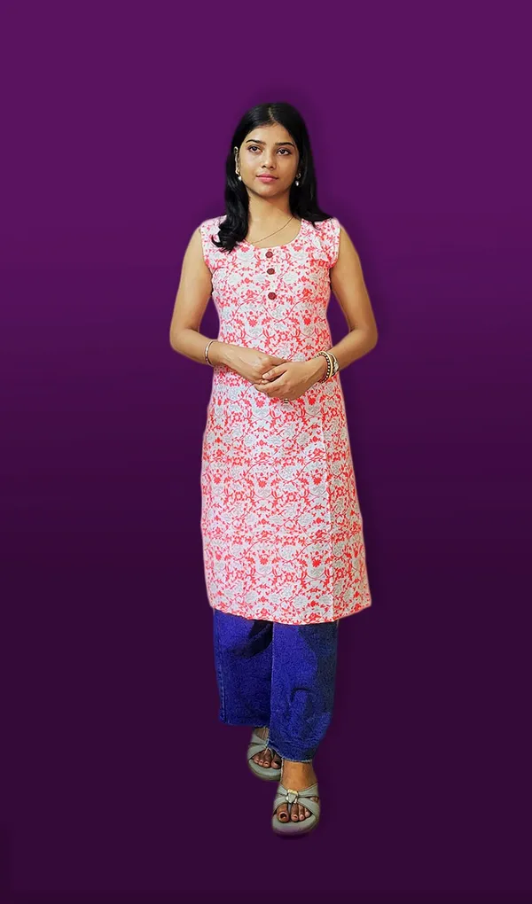 elons_Women_Printed_Straight_Kurta_(Pink)