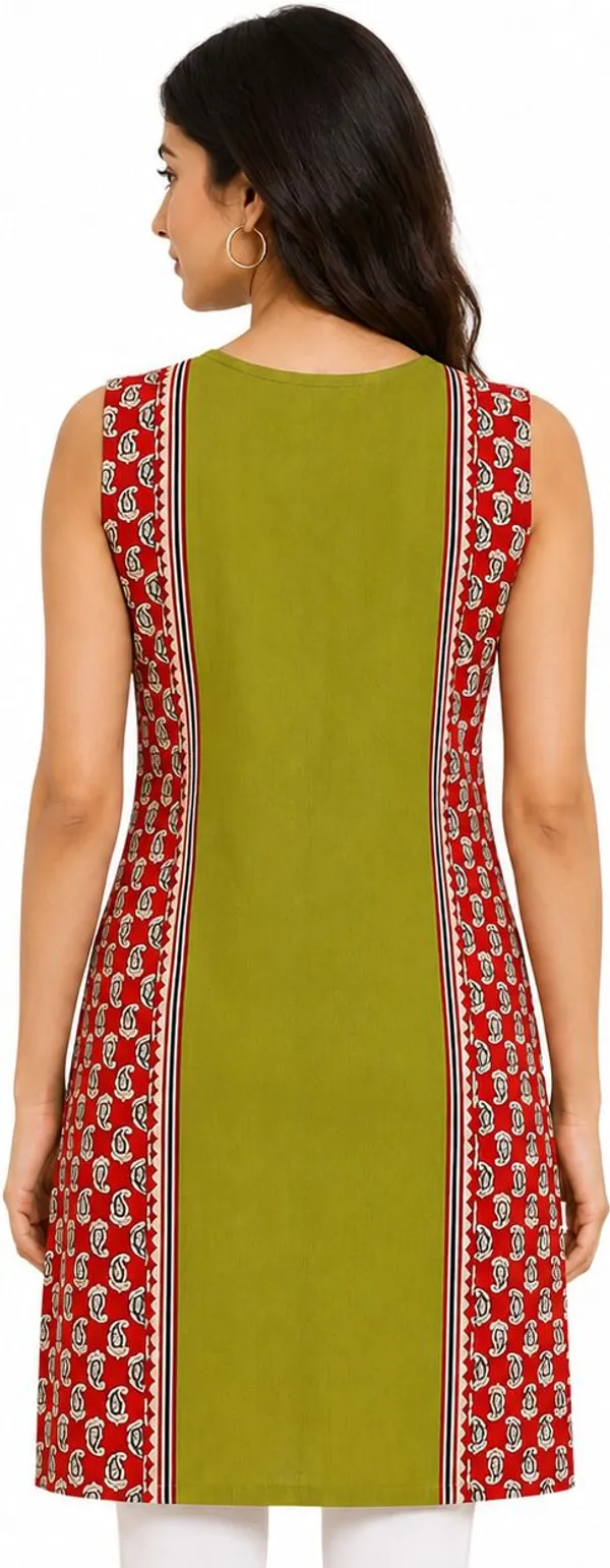 avasthita_Women_Printed_Ethnic_Dress_Kurta_(Green)