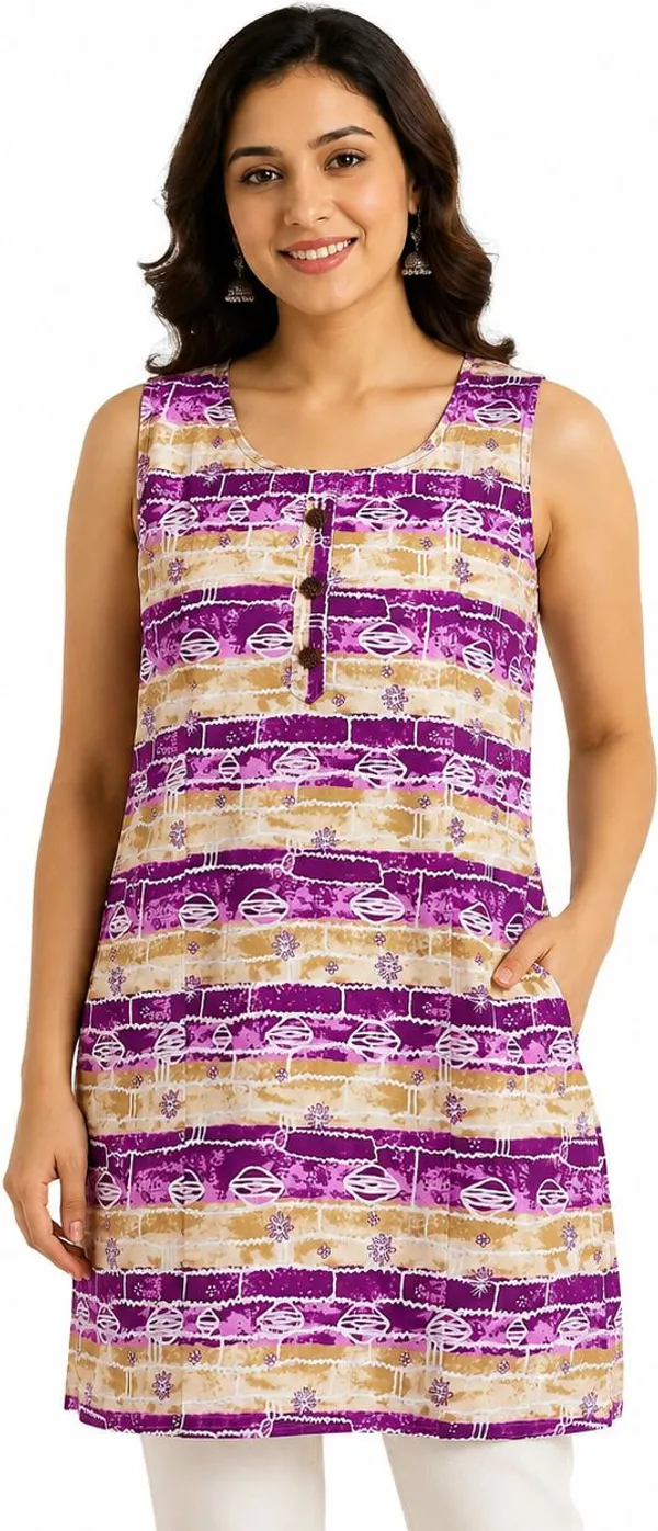 avasthita_Women_Printed\_Striped_Straight_Kurta_(Purple)