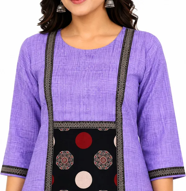 avasthita_Women_Geometric_Print\_Printed_Straight_Kurta_(Purple)