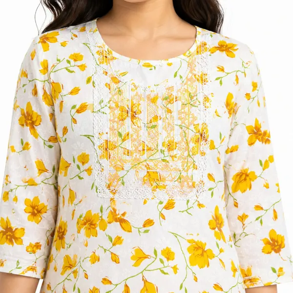 avasthita_Women_Floral_Print\_Printed_Straight_Kurta_(White\_Yellow)