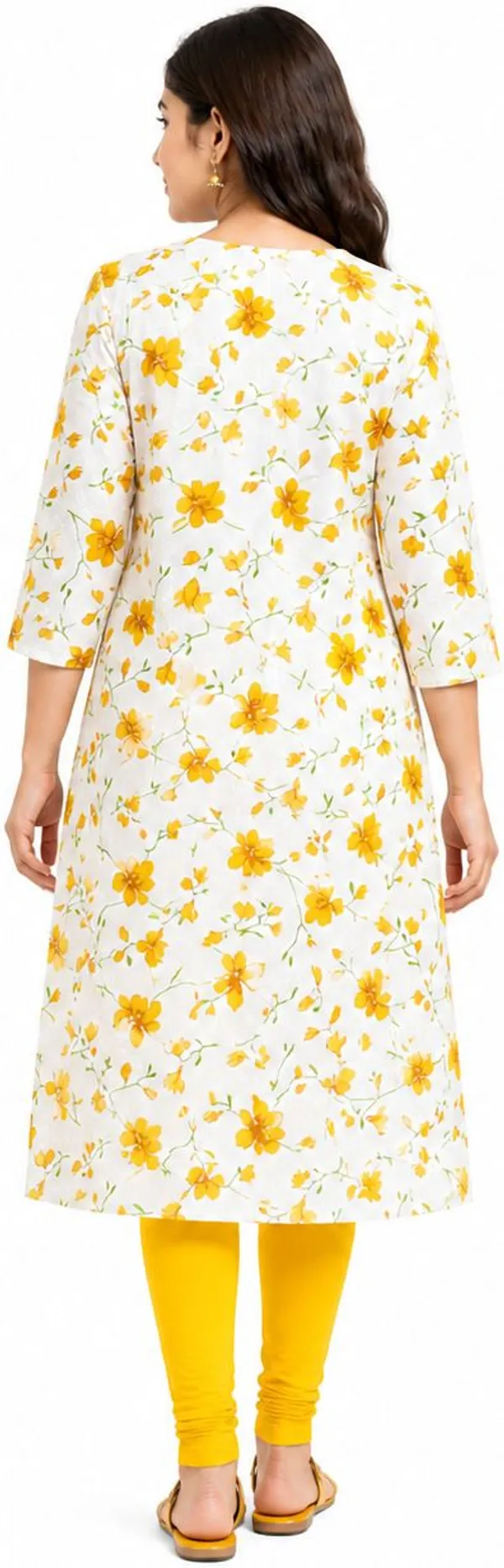 avasthita_Women_Floral_Print\_Printed_Straight_Kurta_(White\_Yellow)
