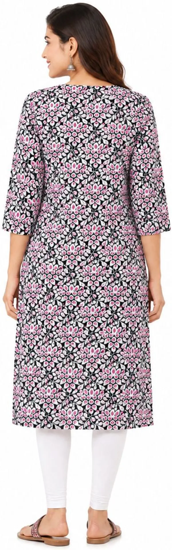avasthita_Women_Floral_Print\_Printed\_Embellished_Straight_Kurta_(Multicolor)