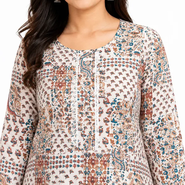 avasthita_Women_Paisley\_Printed_Straight_Kurta_(Multicolor)