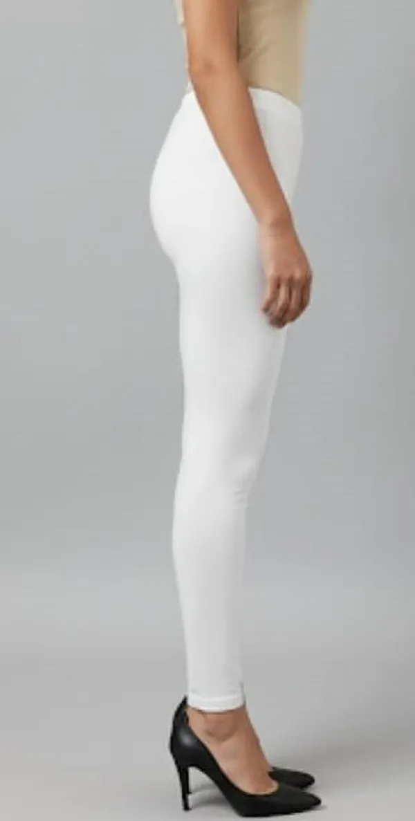 Runvaks_Ankle_Length_Western_Wear_Legging_(White\_Solid)