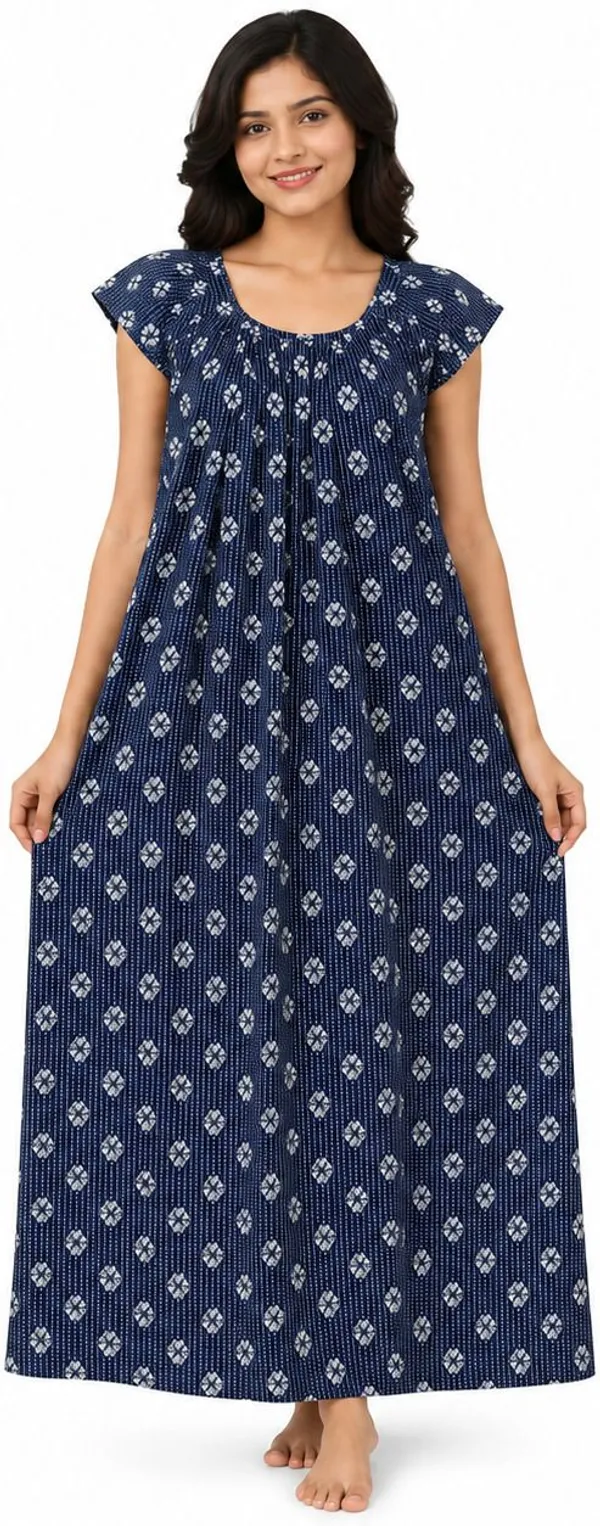 avasthita_Women_Nighty_(Blue)