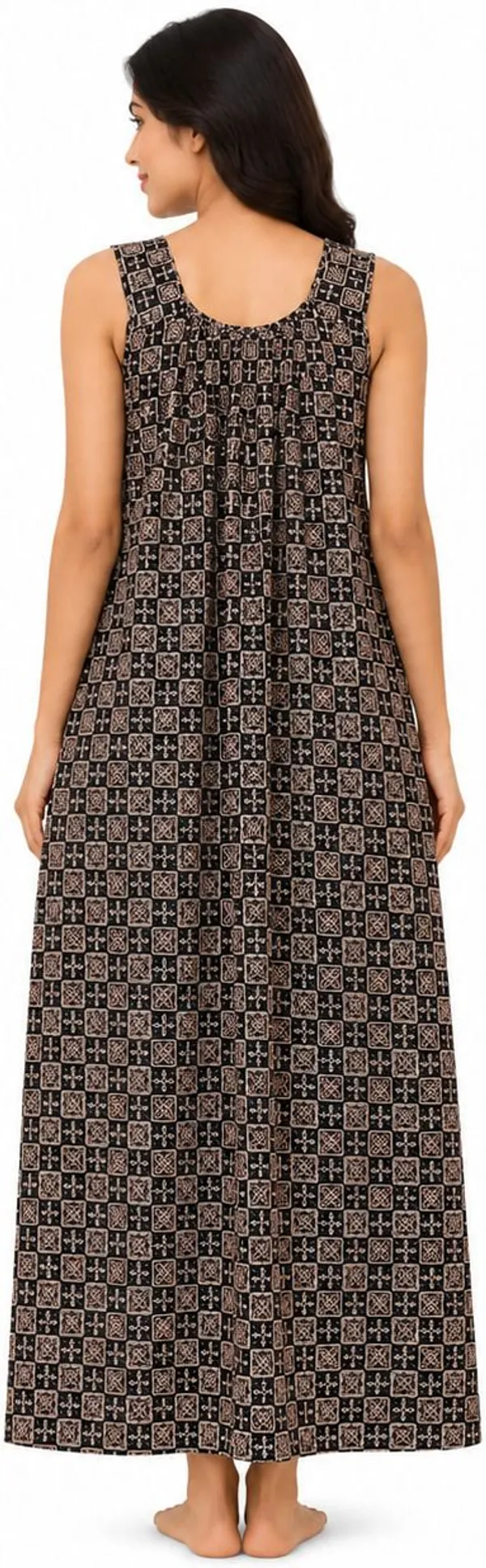 avasthita_Women_Nightdress_(Brown)