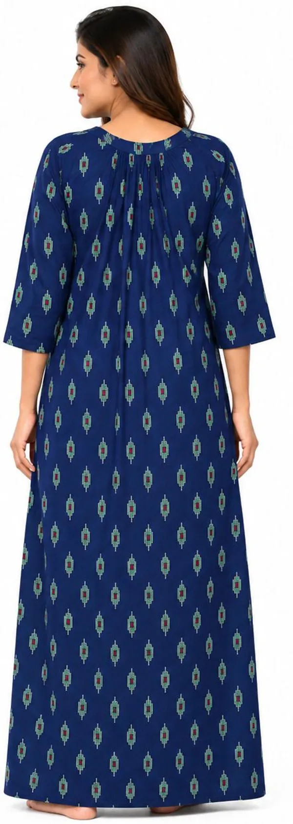 avasthita_Women_Nightdress_(Dark_Blue)