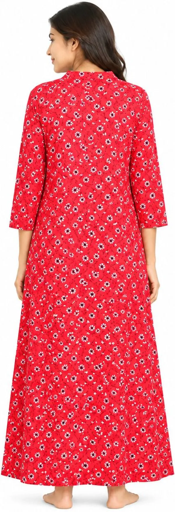 avasthita_Women_Nightdress_(Red)
