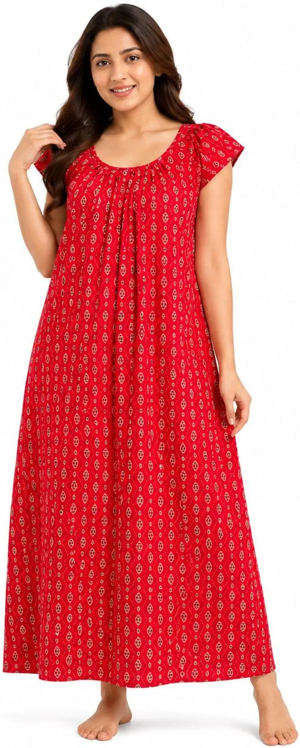 avasthita_Women_Nighty_(Red)