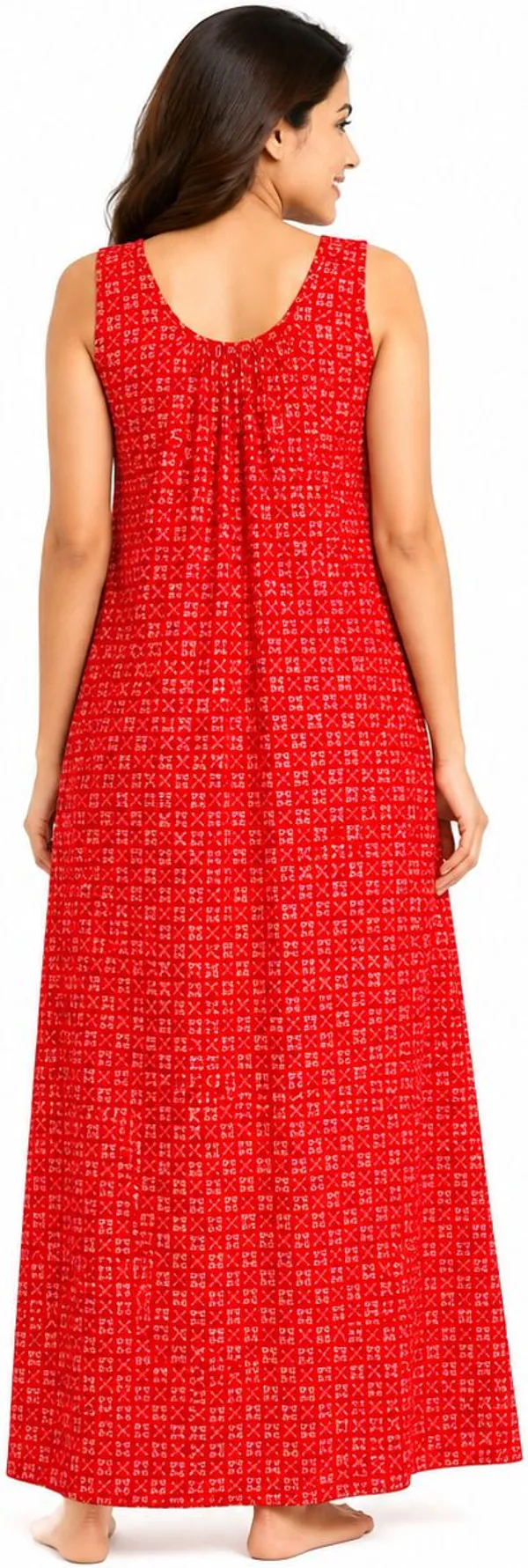 avasthita_Women_Nighty_(Red\_White)