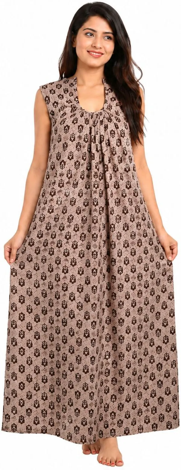 avasthita_Women_Nighty_(Beige\_Brown)