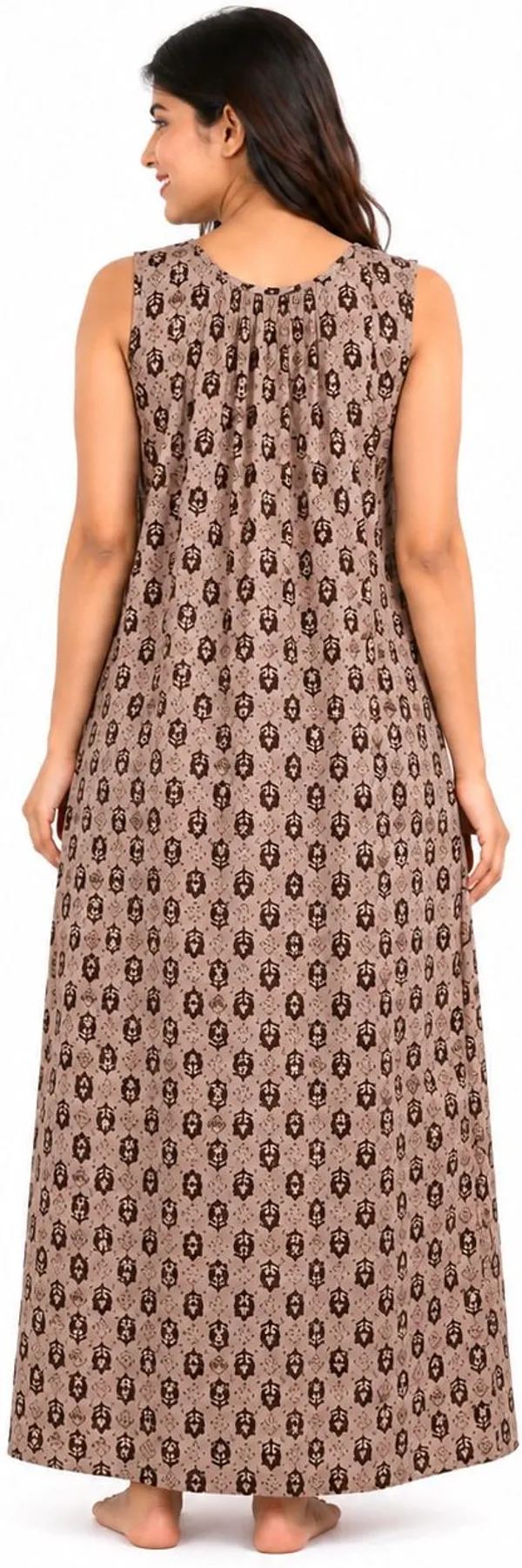 avasthita_Women_Nighty_(Beige\_Brown)