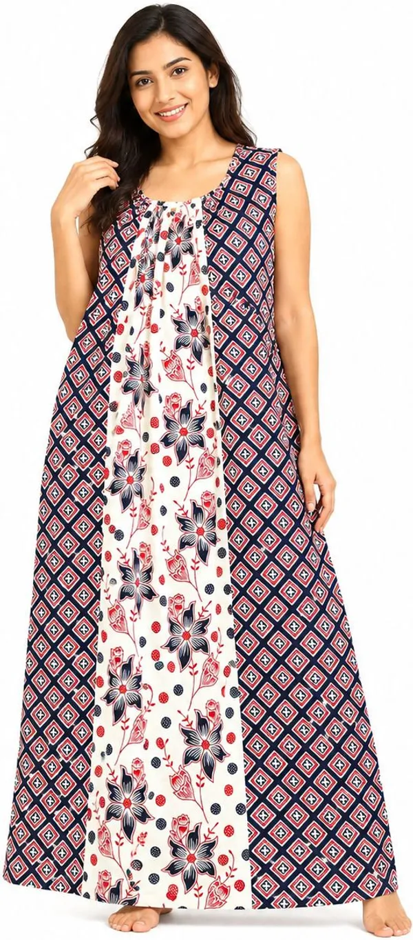 avasthita_Women_Nighty_(Black\_Red)
