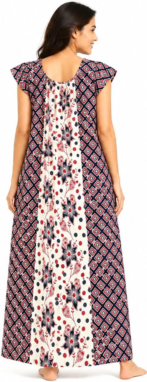 avasthita_Women_Nighty_(Black\_Red)