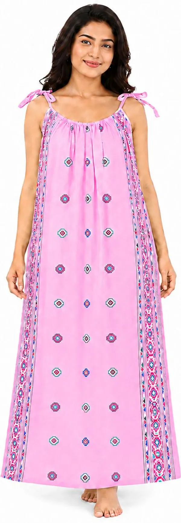 avasthita_Women_Nightdress_(Multicolor\_Pink)