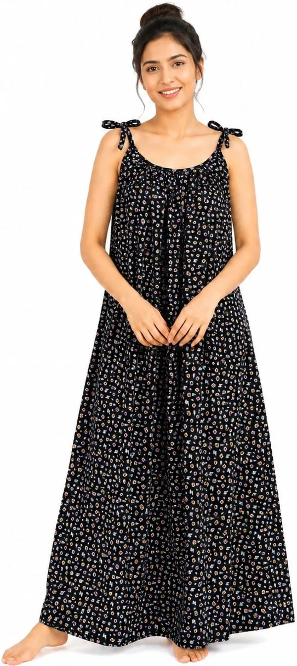 avasthita_Women_Nightdress_(Black)